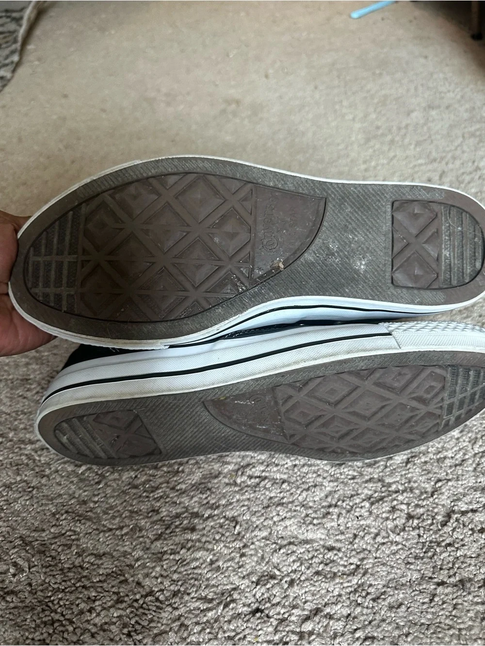 Converse Black and White Unisex High-Top Sneakers